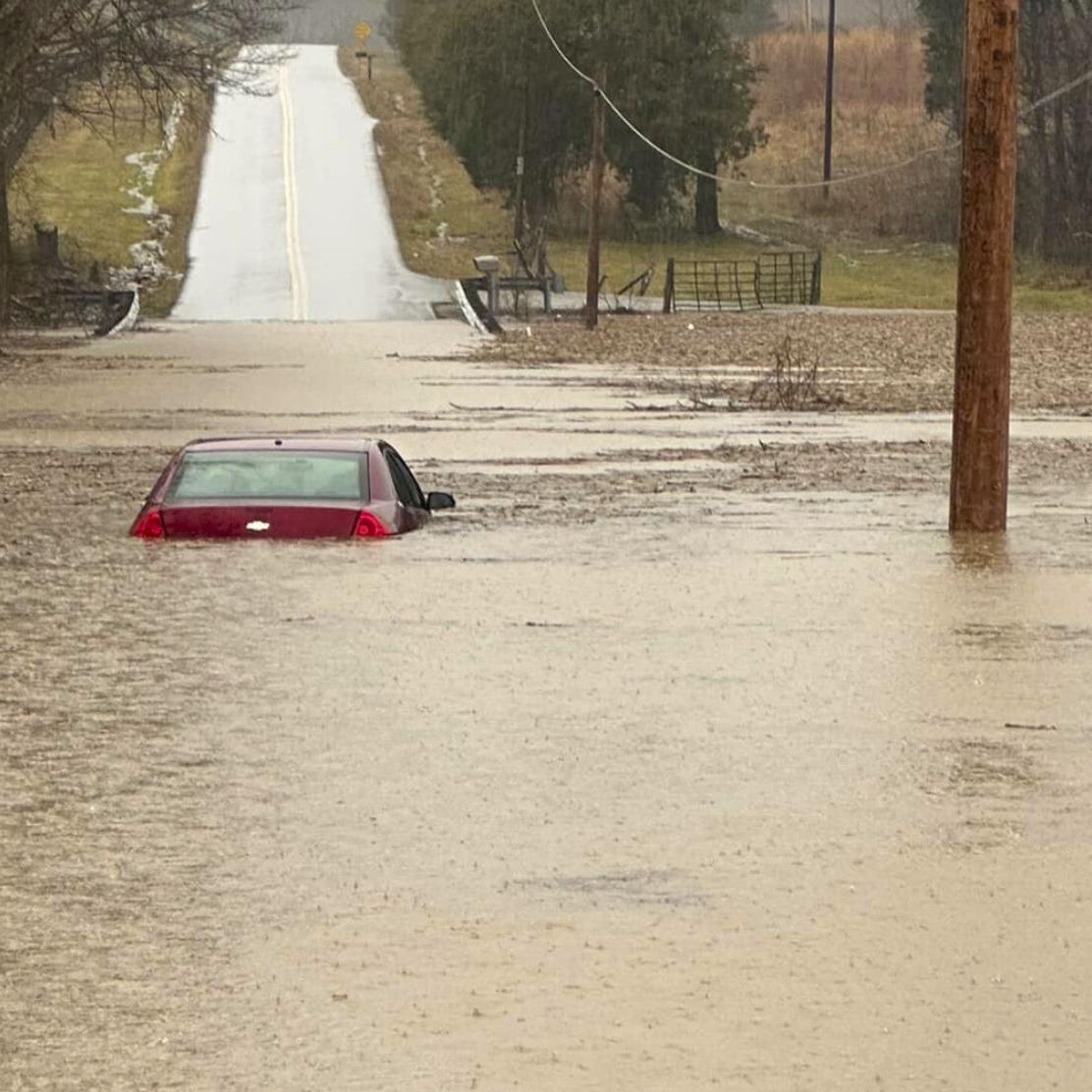 Kentucky - Bowling Green flooding - 2-15-2025